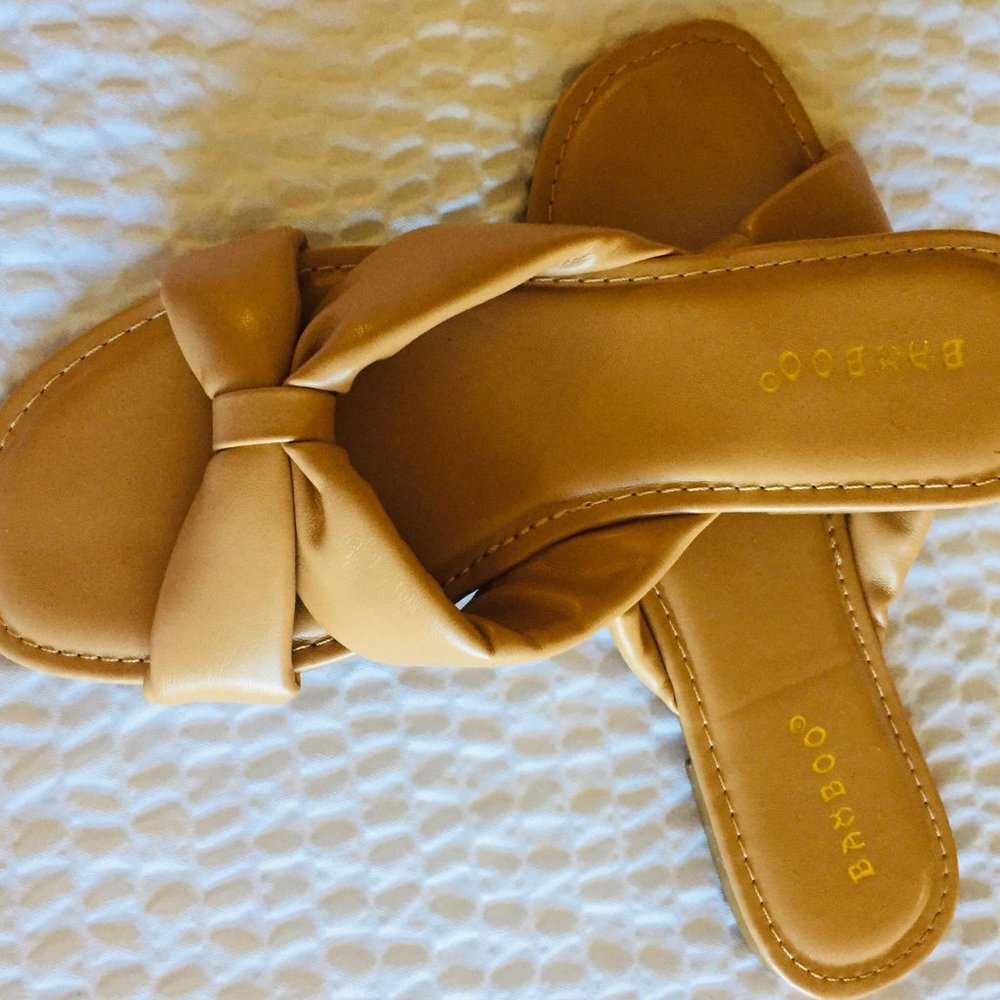 Bamboo Women's Slide Sandals - Picture 4 of 15